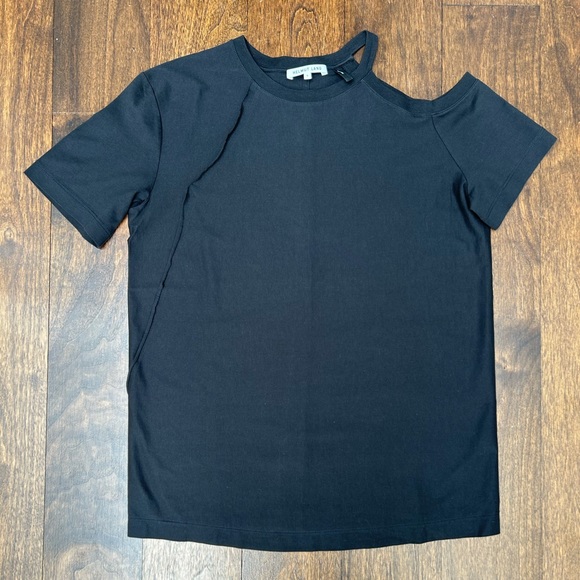 Helmut Lang deconstructed cold shoulder top. Size S. Black. - Picture 3 of 7